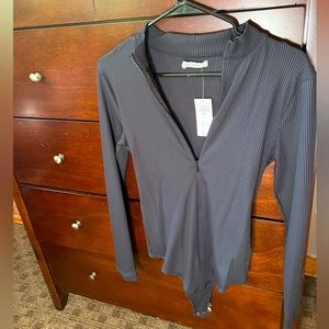 Abercrombie and Fitch black body suit. Size large